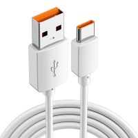 สายเคเบิล6a ชนิด C ที่ชาร์จไฟรวดเร็ว Usb สาย Huawei สาย Xiaomi สายข้อมูลชนิด C สายยาวซิงค์โทรศัพท์ชาร์จ1ม.