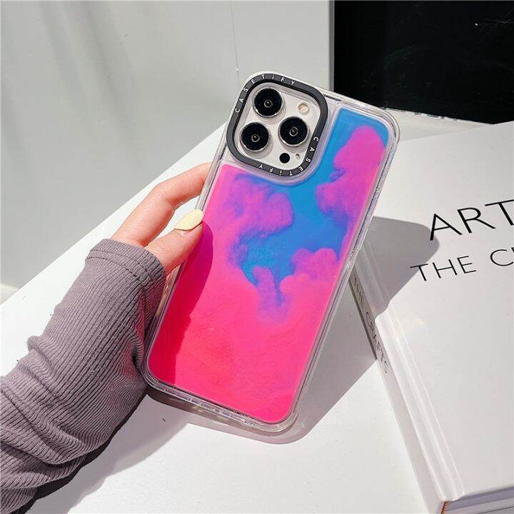 casetify-สีเรืองแสง-เคสโทรศัพท์มือถือ-แบบแข็ง-เรืองแสงในของเหลว-พร้อมกล่องบรรจุ-สําหรับ-iphone-11-12-13-pro-max-xr-x-xs-max