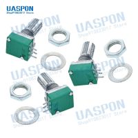 【CW】 5pcs With a Audio 3pin Shaft 15mm Amplifier Potentiometer RK097N 5K 10K 20K 50K 100K 500K B5K