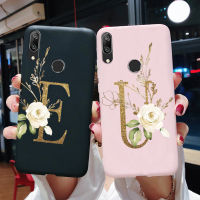 เคสสำหรับหัวเหว่ย Y7 2019 / Huawei Y7 Prime 2019สีดำตัวอักษรน่ารัก Slim Soft ฝาหลังเคสโทรศัพท์