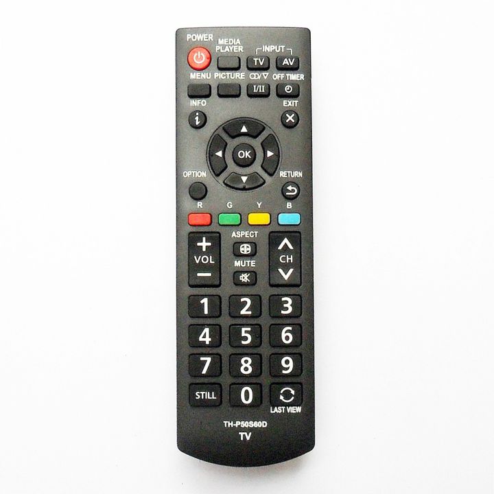 รีโมทใช้กับพานาโซนิค-เวียร์ร่า-ทีวี-ปุ่มบน-media-player-tv-av-remote-for-panasonic-viera-tv-รีโมททีวี-รีโมทแอร์-รีโมท-รีโมด