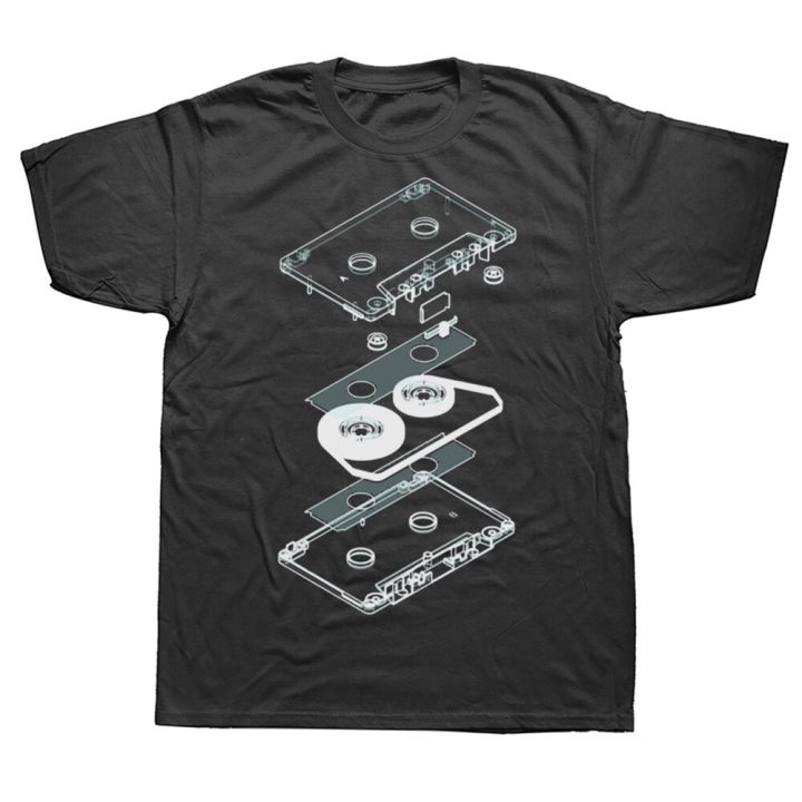funny-explosion-audio-cassette-t-shirts-graphic-streetwear-retro-dj-mc-music-tape-player-cd-birthday-gifts-summer-style-t-shirt-xs-6xl