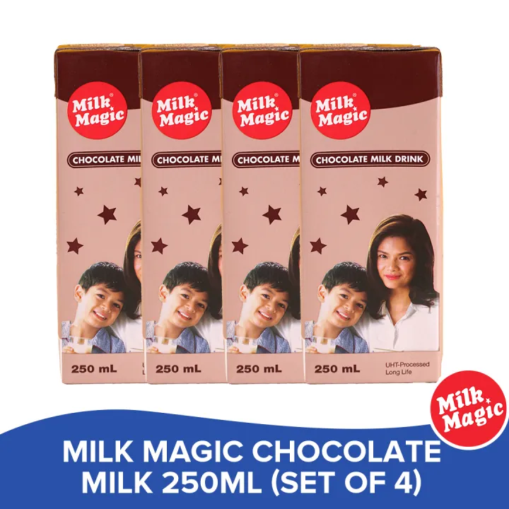 Milk Magic Chocolate Milk 250ml Set Of 4 Nutritious Healthy Flavored Drink Grocery Savers 2198