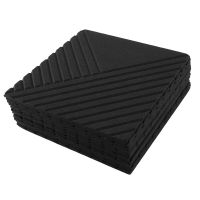 12 Pack Acoustic Panels,12 X 12 X 0.4 Inch Soundproof Foam Panels,Decorative Soundproof Wall Panels For Home