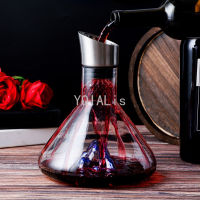 New Style 1500-2000ml Creative Crystal Glass Waterfall Speedy Decanter Blue Green Iceberg Red Wine Pourer Luxury Fashion Bottle