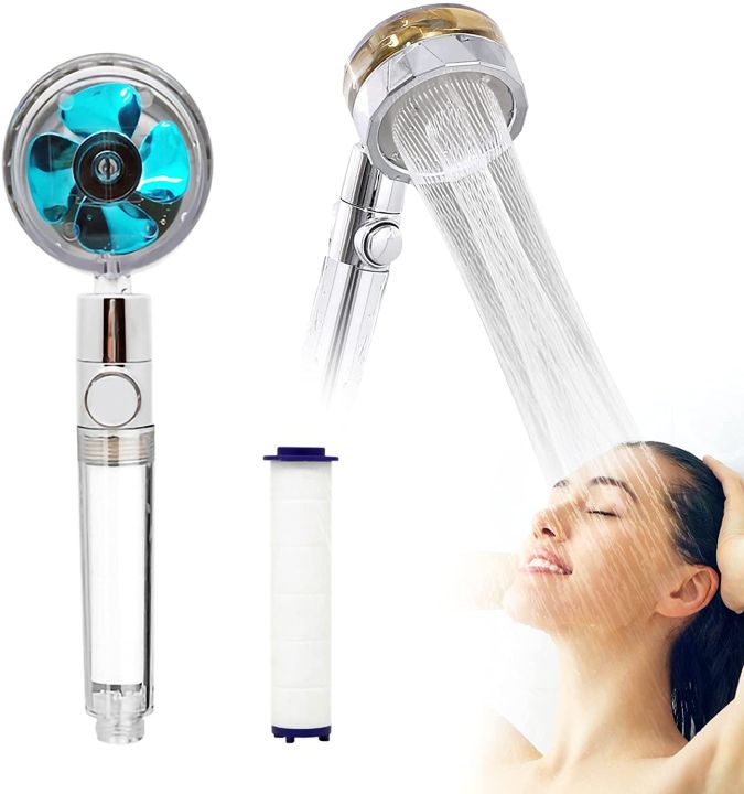Handheld Turbocharged Pressure Propeller Shower, 2021 Upgrade Propeller