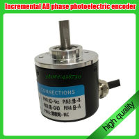 100200360400600P R Encoder DC 5V-24V Encoder 360P 600P การโรตารี่ที่เพิ่มขึ้น AB 2เฟส6มม. ชุดเพลา