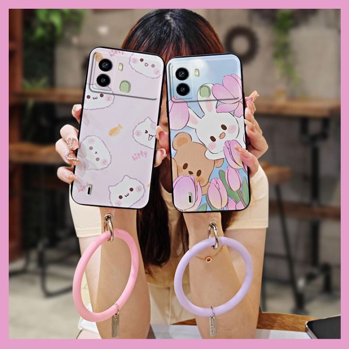 liquid-silicone-dust-proof-phone-case-for-tecno-pop6-pop6-lite-cute-ultra-thin-funny-luxurious-texture-the-new-advanced