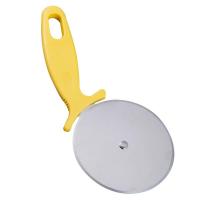 Pizza Cutter Wheel Multifunctional Pizza Wheel Cutter Handheld Food Slicer 430 Stainless Steel Pizza Cutter With Safety Handle For Any Size Or Thickness Pizza adaptable