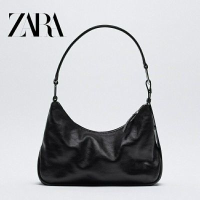 【ขายดี】Newzaraϟ กระเป๋าสะพายไหล่ อเนกประสงค์ ความจุขนาดใหญ่ 20x32 x 6.5 ซม. สีดํา