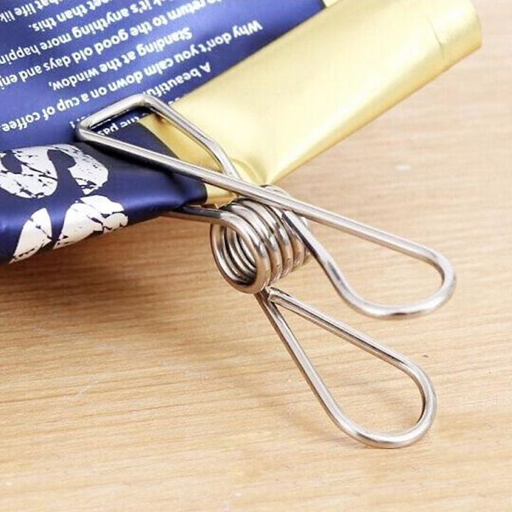 10pcs-stainless-steel-clothes-pegs-home-hanging-clips-pins-laundry-windproof-clamps-3-clothes-hangers-pegs