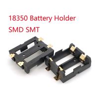 2*18350 Battery Holder Smd Smt Batteries Case Storage Box With Bronze Pins 2 Slot 2*18350 Rechargeable Battery Shell Tool Storage Shelving