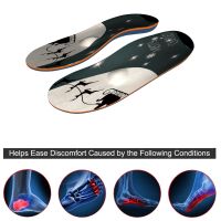 Christmas heel pain relief flat feet orthopedic arch support insoles Plantar fasciitis orthopedic insoles for men Shoes Accessories