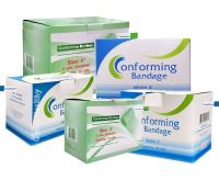 CONFORMING BANDAGE ผ้าก๊อตพันแผล ชนิดยืดได้ 5 หลา 12 ม้วน 1 กล่อง