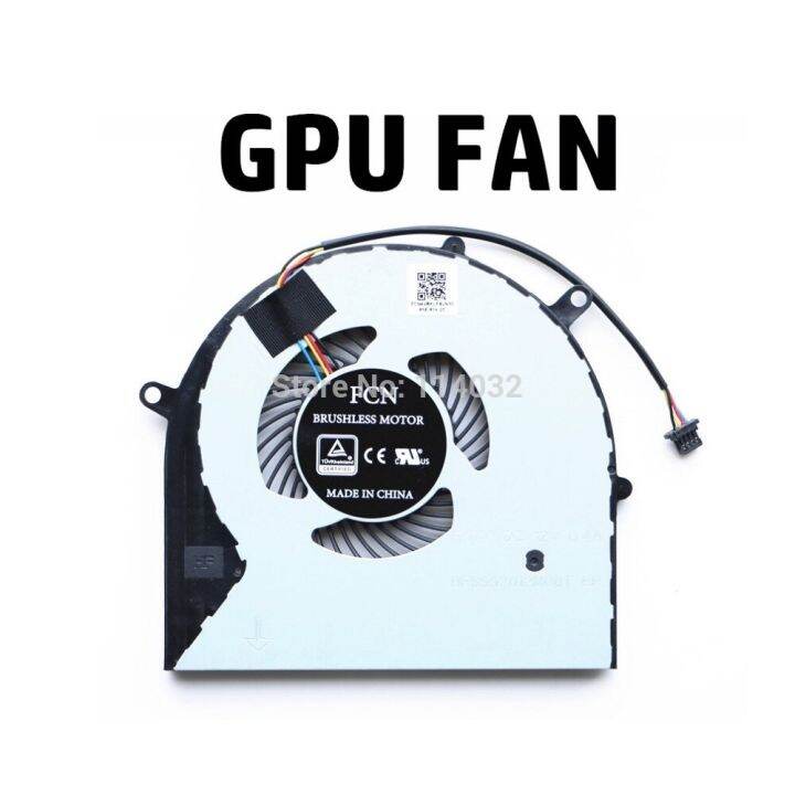 dxdff-ovy-คอมพิวเตอร์พัดลมซีพียูเย็น-gpu-สำหรับ-asus-ร็อคสตริกซ์-gl503เทียบกับ-gl503vm-gl503vs-dfs2013126r0t-13nb0g50t0201พัดลม1พัดลมโน๊ตบุ๊ค