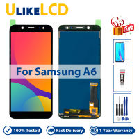 จอแสดงผลสำหรับ S Amsung G Alaxy A6 2018 A600จอแสดงผล LCD Touch Screen Digitizer สมัชชาส่วนทดแทนสำหรับ S Amsung A6 A600F A600FN