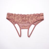 ชุดชั้นในกางเกงชั้นในเซ็กซี่สำหรับผู้หญิงผ้าคอตตอนจีสตริงผ้าโปร่งที่มีน้ำหนักเบาเปิดหลังกระชับ