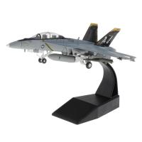 Dolity 1/100 Scale F/A-18 Strike Fighter Metal Model Plane Room Decor