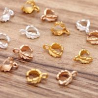 【CW】 REGELIN  pcs 7x1mm Buckle Pendant Clasps Bail Clip Jewelry Connectors for Making