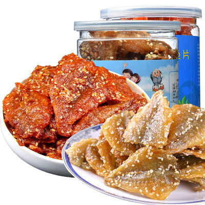 [XBYDZSW] 小黄鱼干 零食即食鱼仔混合口味鱼片Small yellow croaker dried snack instant fish larva mixed flavor fish fillet 125g