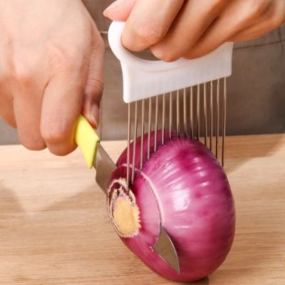 Needle Fork Meat Vegetable Fruit Slicer Cutter Cutting Holder Accessorie