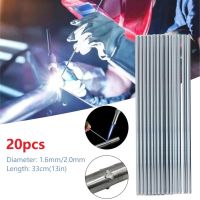 20PCS Welding Rods Low Temperature Easy Melt Aluminum Welding Rods Weld Bars 1.6mm/2.0mm Welding Rod No Need Solder Powder