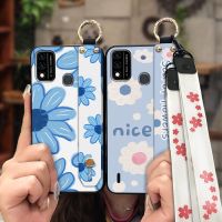 cartoon Durable Phone Case For Itel A48 Anti-knock Soft armor case Back Cover Silicone Lanyard cute Waterproof Original