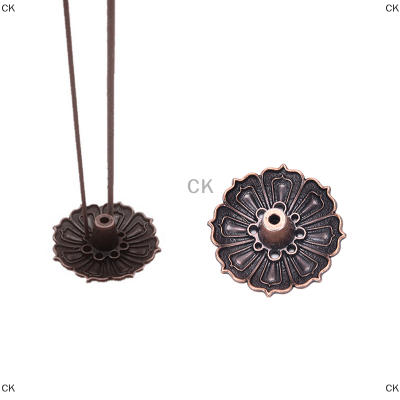 CK 9หลุมโลตัสธูปผู้ถือดอกไม้รูปปั้น censer PLATE สำหรับ sticks CONE J,