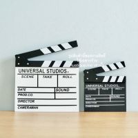 พร้อมส่ง กระดานสเลทคัทฉาก กระดาน director Clapperboard งานสตูดิโอ พร็อพถ่ายรูป ของตกแต่งบ้าน พร็อพถ่ายพรีเว้ดดิ้ง