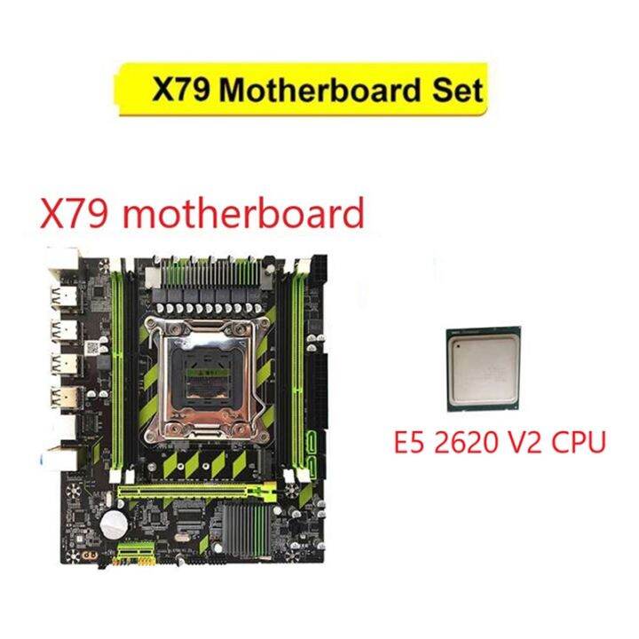 x79-motherboard-e5-2620-cpu-set-combination-xeon-e5-processor-e5-2620-v2-cpu-ddr3-lga2011-support-ddr3-reg-ecc-ram