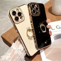 Soft Electroplated Side Love Heart Phone Case For iPhone 11 12 13 14 Pro Max XS X XR 14 Plus SE2020 11 Ring Silicone Cases Cover Phone Cases