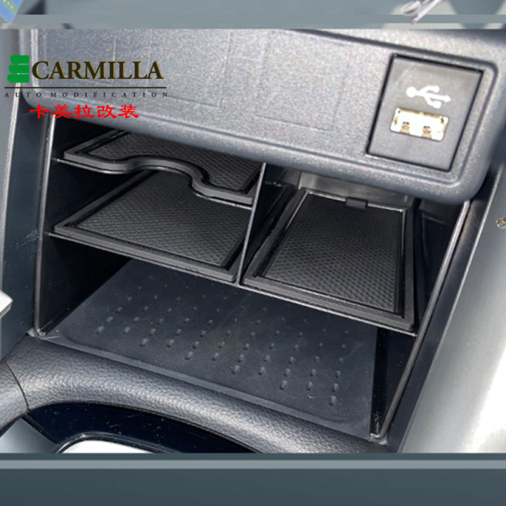 กล่องที่ใส่อุปกรณ์บนรถยนต์สำหรับ-toyota-corolla-cross-xg10-2021-2024-2022-2023คอนโซลกลางกล่องเก็บสินค้าอุปกรณ์บรรจุภัณฑ์ของกระจุกกระจิก