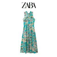 European and American style 2022 spring summer new fashion womens clothing flower print long dress 3185200 330