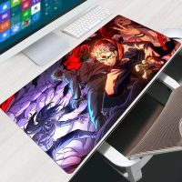 Anime Jujutsu Kaisen Mousepad Yu Itadori คอมพิวเตอร์แล็ปท็อปเกมคอนโซลแท็บเล็ตอุปกรณ์เกมโต๊ะกันลื่นแผ่นรองเมาส์นุ่ม