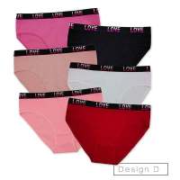 2023 Korean 6Pieces/Lot Black Panties Plus Size Cotton Underwear Women Briefs Lingerie Solid Panty Female Intimate XXL XXXL XXXXL