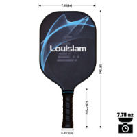 Professional Carbon Fiber Beach Tennis Racket Honeycomb Surface Tennis Pickleballpaddle With Bag For Adult -40