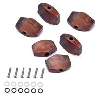 6 Pcs/Set Guitar Tuning Peg Buttons, Tuning Pegs Knobs Machine Heads Buttons for Guitar