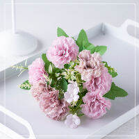 Artificial Carnation Simulated Flower Bund For Arrangement Living Room Dinning Room Decoration Home Wedding Party Decora  Festival Lilac Flowers For Home Weeding Party Decofra