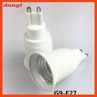 DANGL โลหะสำหรับตกแต่ง ฐานโคมไฟสำหรับ E27 G9 ทนความร้อนทน พลาสติกทำจากพลาสติก อะแดปเตอร์ซ็อกเก็ตหลอดไฟ อุปกรณ์เสริมเสริม สีขาวขาว ตัวแปลงสัญญาณ โคมไฟหลอดไฟ LED