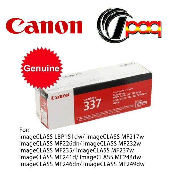 Canon Genuine Original Cartridge 337 Black Toner Cartridge For Imageclass Lbp151dw Imageclass 8997