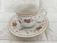 Noritake ชุดแก้วน้ำชา ถ้วยกาแฟพร้อมจานรองเซรามิค ลายดอกไม้ Wedgwood Contemporary Series สินค้านำเข้าจากประเทศญี่ปุ่น