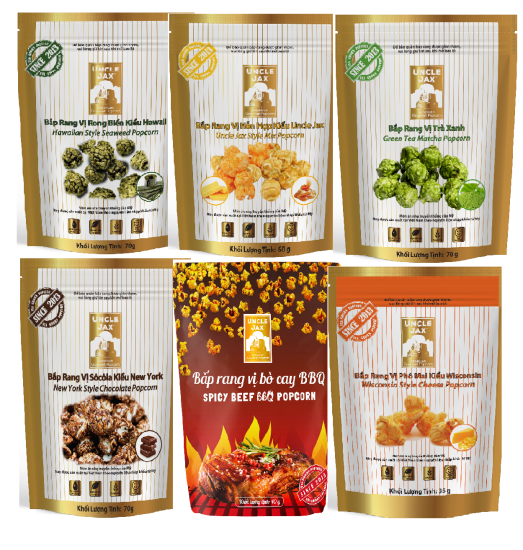 Bắp rang bơ uncle jax american gourmet popcorn đủ loại caramel - ảnh sản phẩm 1