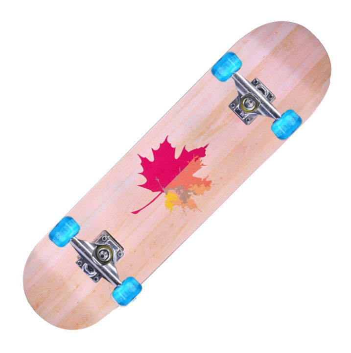 พร้อมส่ง-skateboards-สเก็ตบอร์ด-คุณภาพสูง-80cm-สเก็ตบอร์ด-4ล้อ-สเก็ตบอร์ดล้อมีไฟ-ล้อpu-ล้อไฟกระพริบ-แฟชั่นสเก็ตบอร์ด-เมเปิ้ลบอร์ด-ผู้เริ่มต้นเล