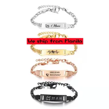 Shop Bracelet With Name Tag with great discounts and prices online - Feb  2024