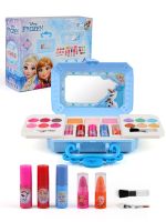 New Disney girls frozen elsa anna Cosmetics Beauty Set Toy kids snow White princess Fashion Toys Play House Children Gift