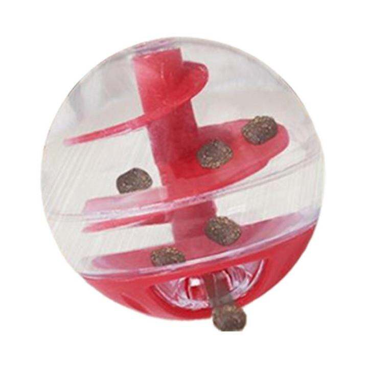 Interactive Cat Food Feeder Ball ของเล่นสำหรับสัตว์เลี้ยง Slow Feeder
