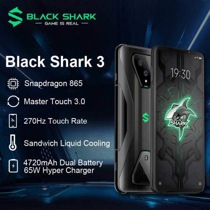 Black Shark 3 8+128G Shark Phone Official Global 5G Game Play