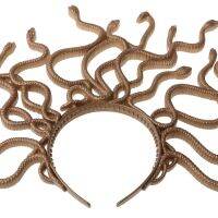 【cw】 Medusa Snake Costume Headband Dress-up Supplies D0JD 1