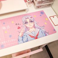 School supplies XL waterproof mouse pad large cute girl ins wind table mat creative student teacher white-collar office mat