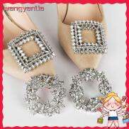WANGYANLIA 1 pair Phụ nữ Kim cương giả Giày cô dâu Pha Lê Kẹp giày Kẹp